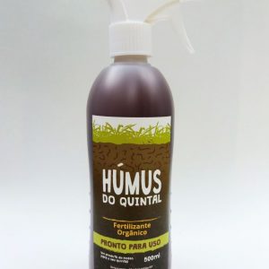 FERTILIZANTE ORGÂNICO PRONTO PARA USO 500ML  – HÚMUS DO QUINTAL