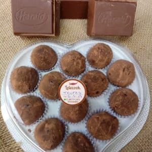 TRUFAS CLÁSSICAS CHOCOLATE MEIO AMARGO 13 UNIDADES LELECOOK