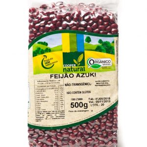 FEIJÃO ORGÂNICO AZUKI 500G – COOPERNATURAL