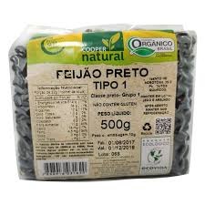 FEIJÃO ORGÂNICO PRETO 500G – COOPERNATURAL