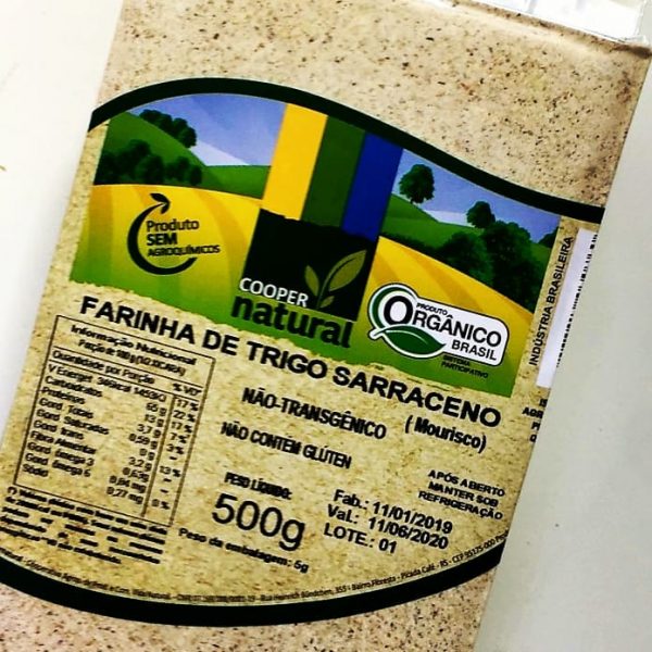 farinha de trigo sarraceno mourisco orgânico